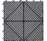 Plastkakel-sats | Klick-system | 400 x 400 x 18 mm | 10 delar. BGS 74546