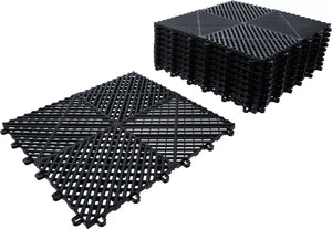 Plastkakel-sats | Klick-system | 400 x 400 x 18 mm | 10 delar. BGS 74546