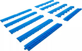 Plastkakel-kantelement-sats | Klick-system | 400 x 55 x 15 mm | 10 delar. BGS 74547