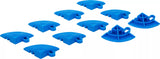 Plastkakel-hörnelement-set | Klick-system | 57 x 57 x 18 mm | 10 delar. BGS 74548