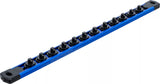 Hållarskena för 12 Hylsaer | Magnetisk | för 6,3 mm (1/4"). BGS 74549