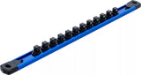 Hållarskena för 12 Hylsaer | Magnetisk | för 10 mm (3/8"). BGS 74550