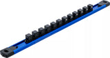 Hållarskena för 12 Hylsaer | Magnetisk | för 12,5 mm (1/2"). BGS 74551