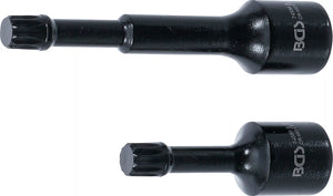 Kraft-special bithylsa-sats | 12,5 mm (1/2") | Inre mångtandad (för XZN) M12 | för VAG | 2 delar