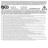 Skiljekniv-sats för kullager-arbeten | 14 delar. BGS 7750