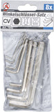 Vinkelnyckel-sats | Inre sexkant 2 - 10 mm | 8 delar. BGS Diy 7842