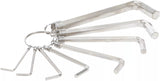 Vinkelnyckel-sats | Inre sexkant 2 - 10 mm | 8 delar. BGS Diy 7842