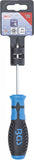 Skruvmejsel | T-Profil (för Torx) med borrning T8 | Klinglängd 80 mm. BGS 7849-T8