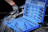 Verktygsortiment | 6,3 mm (1/4") + 12,5 mm (1/2") | E-Profil / T-Profil (för Torx) | 84 delar. BGS 7849
