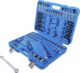 Verktygsortiment | 6,3 mm (1/4") + 12,5 mm (1/2") | E-Profil / T-Profil (för Torx) | 84 delar. BGS 7849