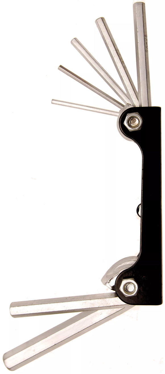 Vinkelnyckel-sats | Inre sexkant 2,5 - 10 mm | 7 delar. BGS Diy 787