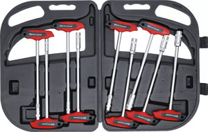 Hylsnyckel-sats med T-handtag | 6 - 14 mm | 9 delar. BGS Diy 7881