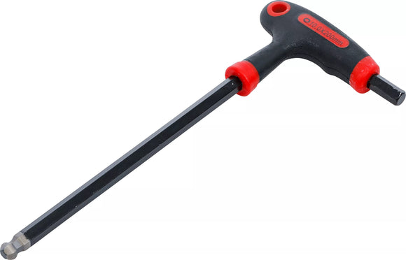 Skruvmejsel med T-handtag och klinga på sidan | Inre sexkant / Inre sexkant med kulhuvud 10 mm. BGS Diy 7882-10