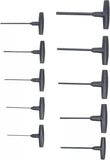 Skruvmejsel-sats med T-handtag | Inre sexkant 2 - 10 mm | 10 delar. BGS Diy 791