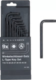 Vinkelnyckel-sats | T-Profil (för Torx) T10 - T50 | 9 delar. BGS Diy 7959