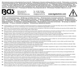 Enkelkrok-sats | 40 mm | För skåpvägg-system | 10 delar. BGS 80196