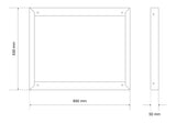 Kopplingsram | ovansida. BGS 80218