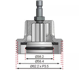 Adapter Nr. 9 för BGS 8027, 8098 | för Audi, BMW, Porsche, VW. BGS 8027-9