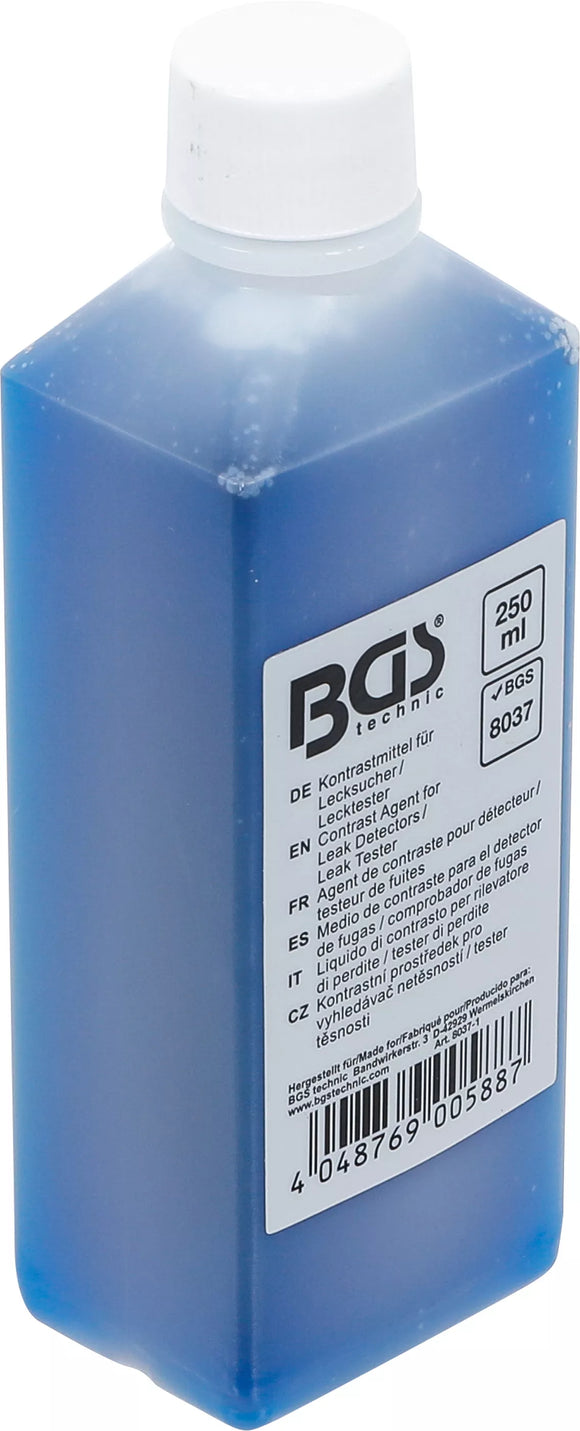 Kontrastmedel för läckagesökare /-testare | 250 ml | för BGS 8037. BGS 8037-1