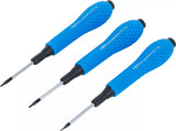Precisions-Skruvmejsel-sats | T-Profil (för Torx) T4 / T5 / T6 | 3 delar. BGS Diy 803