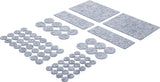 Filtdynor-sats | Grå melerade | 80 delar. BGS Diy 80702