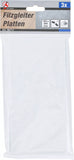 Filttassar | Skivor | Vita | 100 x 200 mm | 3 delar. BGS Diy 80711