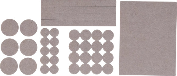 Filtdynor-sats | Beige | 38 delar. BGS Diy 80715