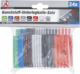 Plast-Underläggskilar-sats | 24 delar. BGS Diy 80724