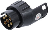 Adapter för släpvagnskontakt 12 V | 7-polig till 13-polig. BGS Diy 80753