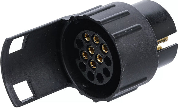 Adapter för släpvagnskontakt 12 V | 7-polig till 13-polig. BGS Diy 80753