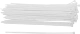 Buntband-sortiment | vitt | 4,8 x 250 mm | 50 delar. BGS Diy 80770