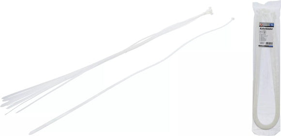Buntband-sortiment | vitt | 8,0 x 1000 mm | 10 delar. BGS Diy 80779