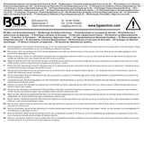 Slipblad-sats för excenterslip | Ø 125 mm | K 40 - 180 | 25 delar. BGS Diy 80817