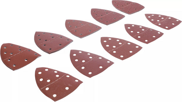 Slipblad-sats för multislip | 145 x 100 mm | K 40 - 400 | 25 delar. BGS Diy 80819