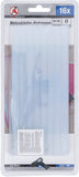 Smältlim-patroner | transparent | Ø 11 mm, 200 mm | 16 delar. BGS Diy 80852