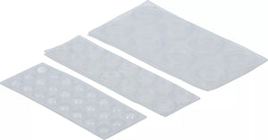 Elastiska dämpare-sats | transparent | 46 delar. BGS Diy 80866