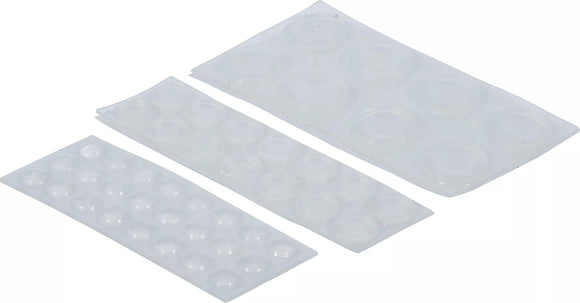Elastiska dämpare-sats | transparent | 46 delar. BGS Diy 80866