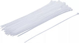Buntband-sortiment | vitt | 4,8 x 300 mm | 50 delar. BGS 80876