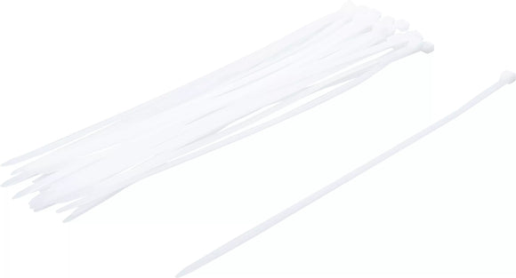 Buntband-sortiment | vitt | 8,0 x 400 mm | 30 delar. BGS 80878