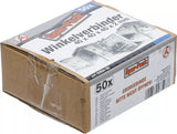 Vinkelbeslag | 40 x 40 x 40 x 2 mm | Sparförpackning | 50 st.. BGS Diy 80934-50