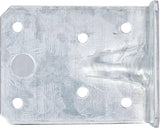 Vinkelbeslag | Med förstärkning | 70 x 70 x 55 x 2,5 mm | Sparförpackning | 25 st.. BGS Diy 80937-25