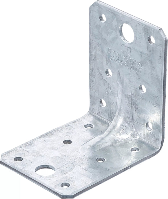 Vinkelbeslag | Med förstärkning | 70 x 70 x 55 x 2,5 mm | Sparförpackning | 25 st.. BGS Diy 80937-25