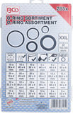 O-Ring-Sortiment | XXL | Ø 18 - 50 mm | 285 delar. BGS 8105