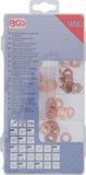 Insprutningsmunstycken-Kopparring-Sortiment | 150 delar. BGS 8120