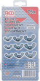 Vingmutter-Sortiment | 75 delar. BGS 8133