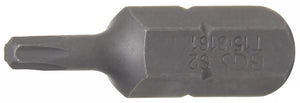 Bit | Längd 30 mm | Yttre sexkant 8 mm (5/16") | T-Profil (för Torx) T15. BGS 8161