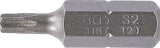 Bit | Längd 30 mm | Yttre sexkant 8 mm (5/16") | T-Profil (för Torx) T20. BGS 8167