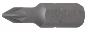Bit | Längd 25 mm | Yttre sexkant 6,3 mm (1/4") | Krysspår PZ1. BGS 8170