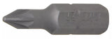 Bit | Längd 25 mm | Yttre sexkant 6,3 mm (1/4") | Krysspår PZ1. BGS 8170
