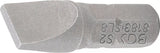 Bit | Längd 25 mm | Yttre sexkant 6,3 mm (1/4") | Spår 8 mm. BGS 8183